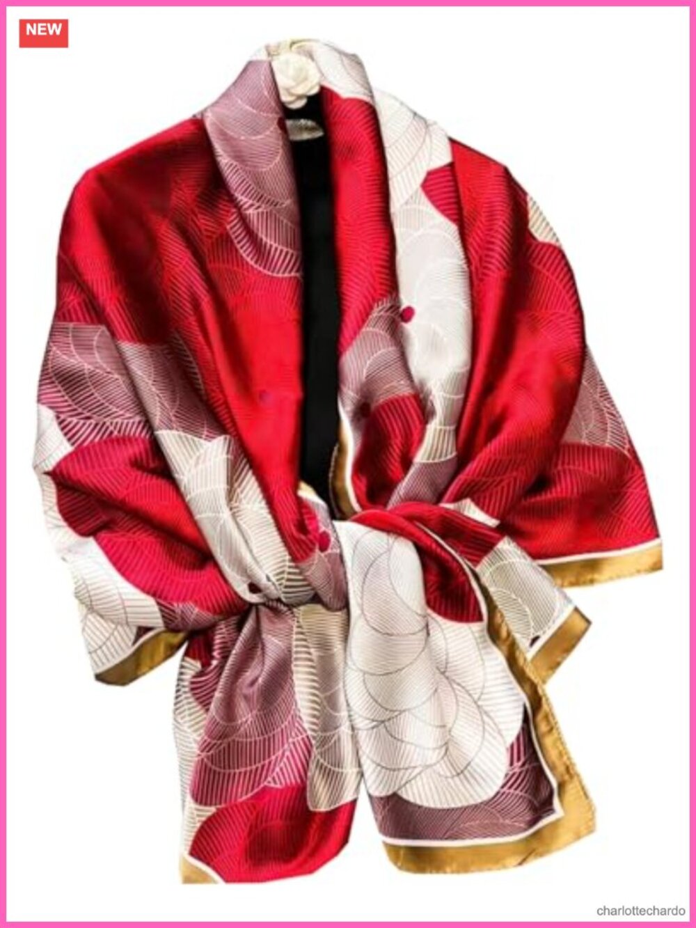 Women's Dressy Silk-Like Scarf Wrap Shawl Long Lightweight Fashion Accessory,